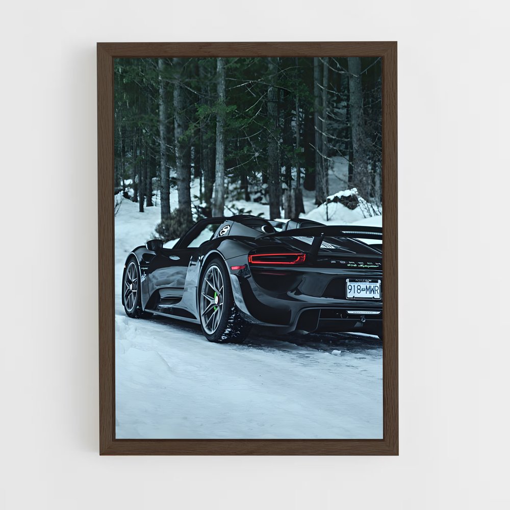 Poster 918 Spyder Éblouissant – affiche Porsche (vue 5)